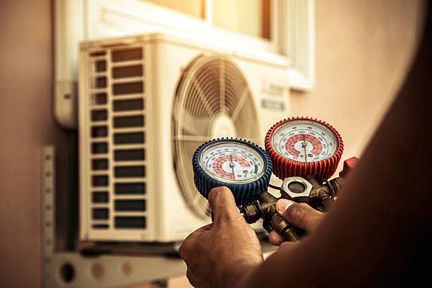 Professional Hvac Installation technician working in Cotuit, MA